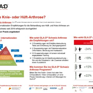 Affiche arthrose allemand format horizontal