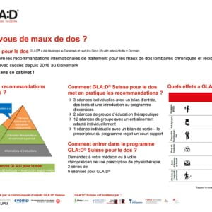 Affiche pour le dos format vertical français